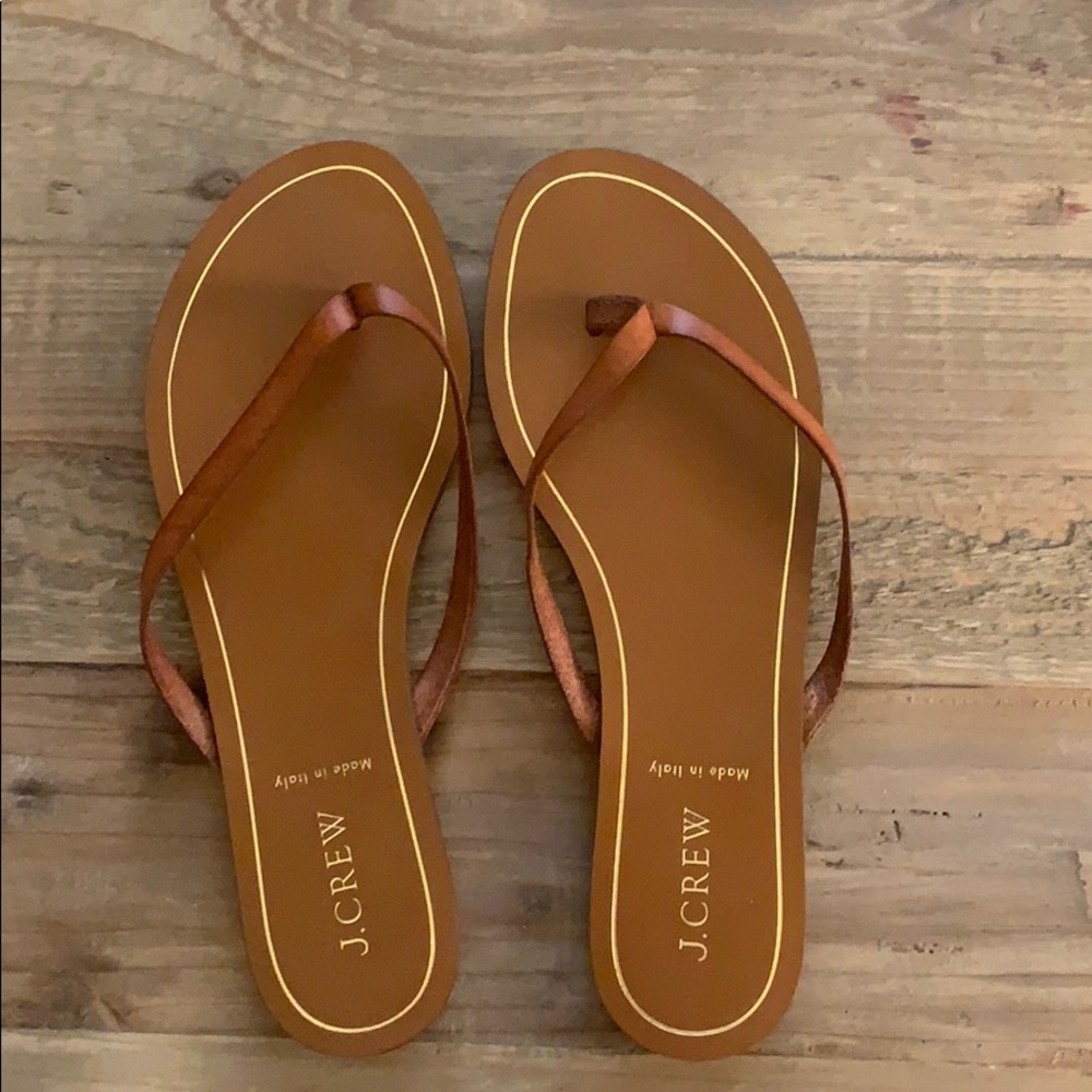 J. Crew Leather Capri Sandals